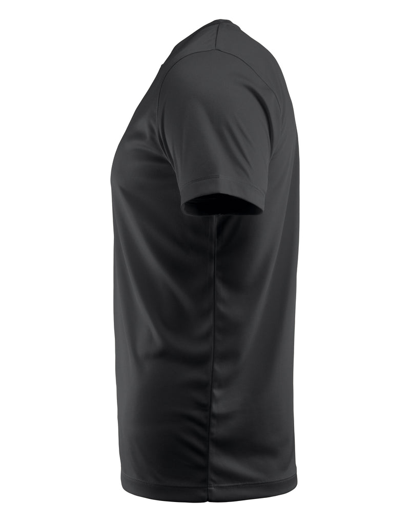 Printer Red Run Active T-Shirt - Black