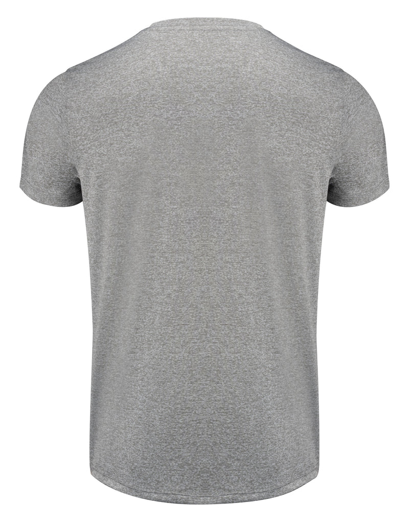 Printer Red Run Active T-Shirt - Grey Melange