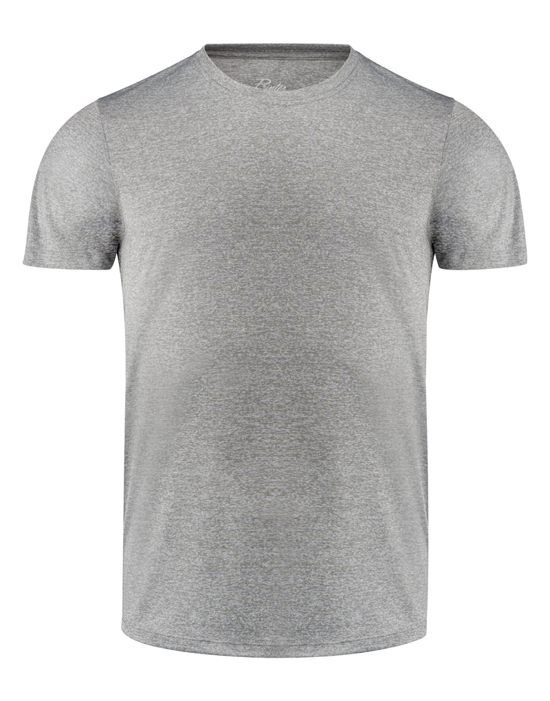 Printer Red Run Active T-Shirt - Grey Melange