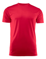 Printer Red Run Active T-Shirt - Red
