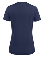 Printer Red Ladies Run Active T-Shirt - Navy