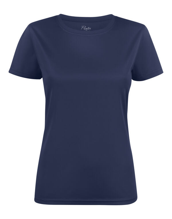 Printer Red Ladies Run Active T-Shirt