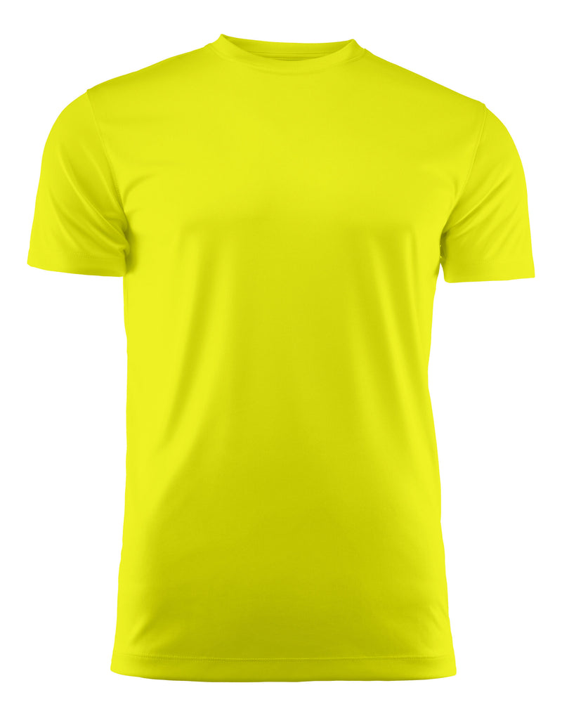 Printer Red Junior Run Active T-Shirt - Bright Yellow