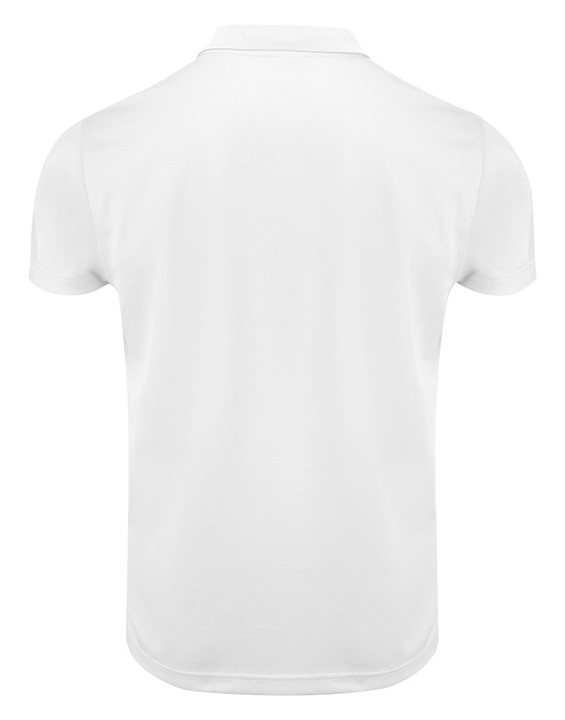 Printer Red Smash Polo Shirt - White