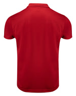 Printer Red Smash Polo Shirt - Red