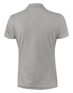 Printer Red Ladies Smash Polo Shirt - Grey Melange
