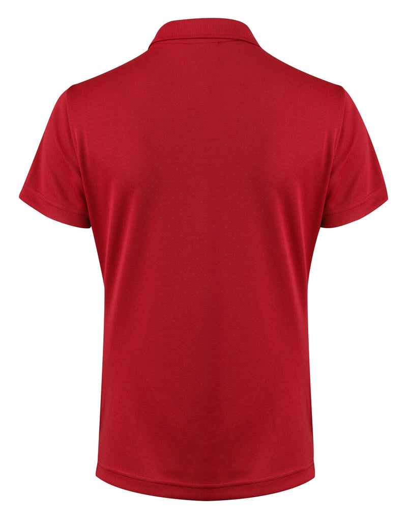 Printer Red Ladies Smash Polo Shirt - Red