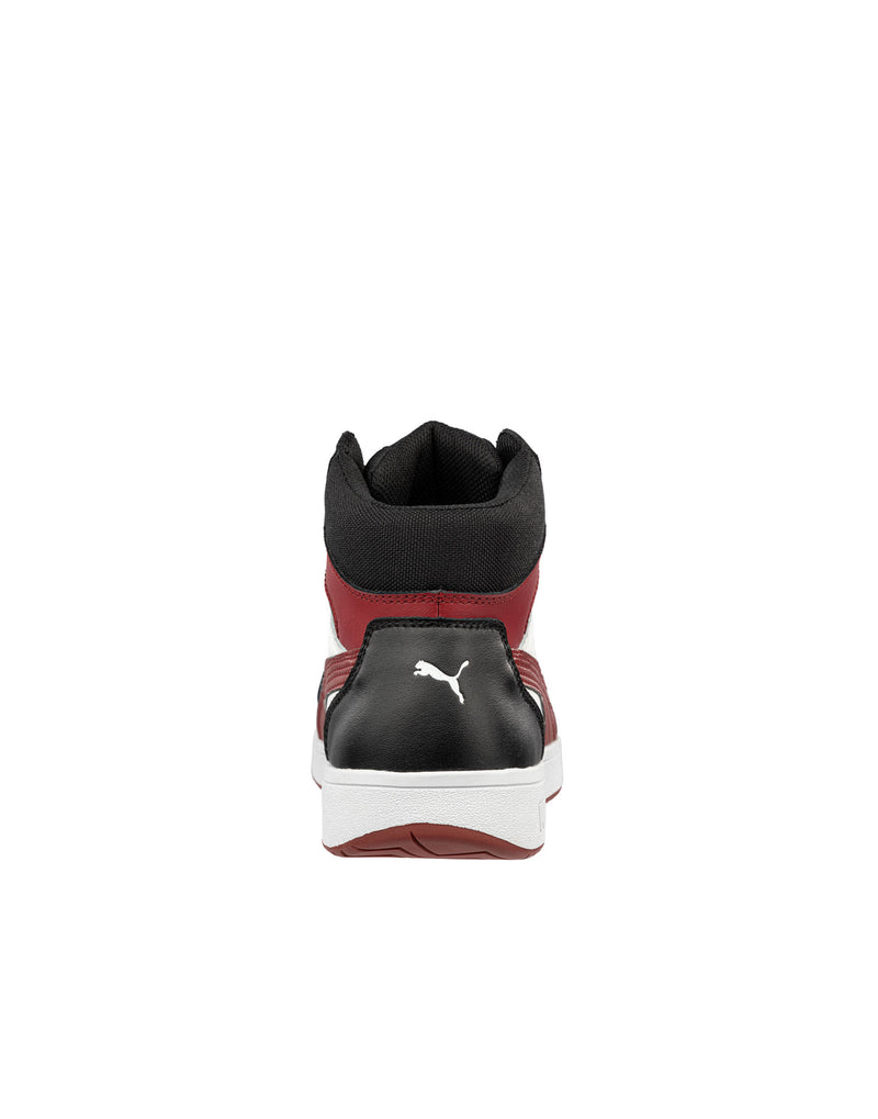 Puma Safety Frontcourt Mid S3L Esd - Black/White/Red