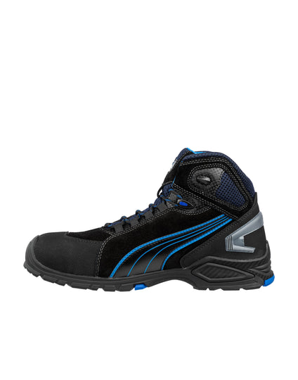 Puma Safety Rio Black Mid S3L Fo Sr - Black/Blue