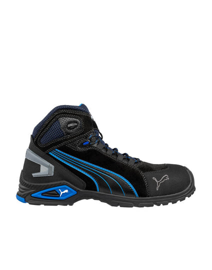 Puma Safety Rio Black Mid S3L Fo Sr - Black/Blue