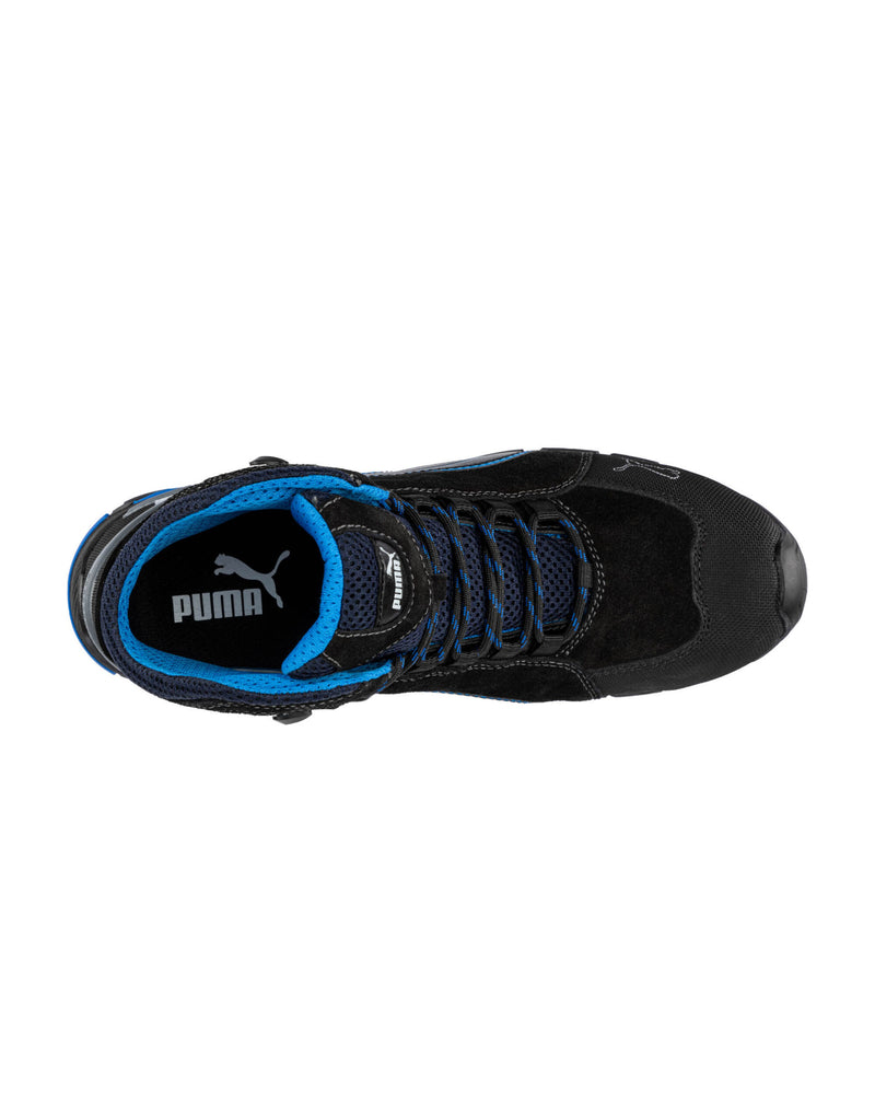 Puma Safety Rio Black Mid S3L Fo Sr - Black/Blue