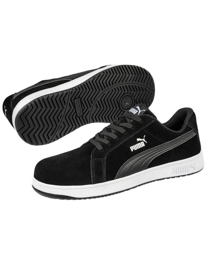 Puma Safety Iconic Suede Black Low S1Pl Esd - Black