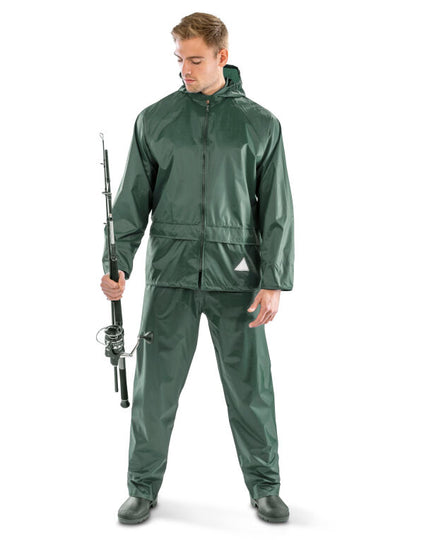 Result Waterproof Jacket & Trouser Set - Black