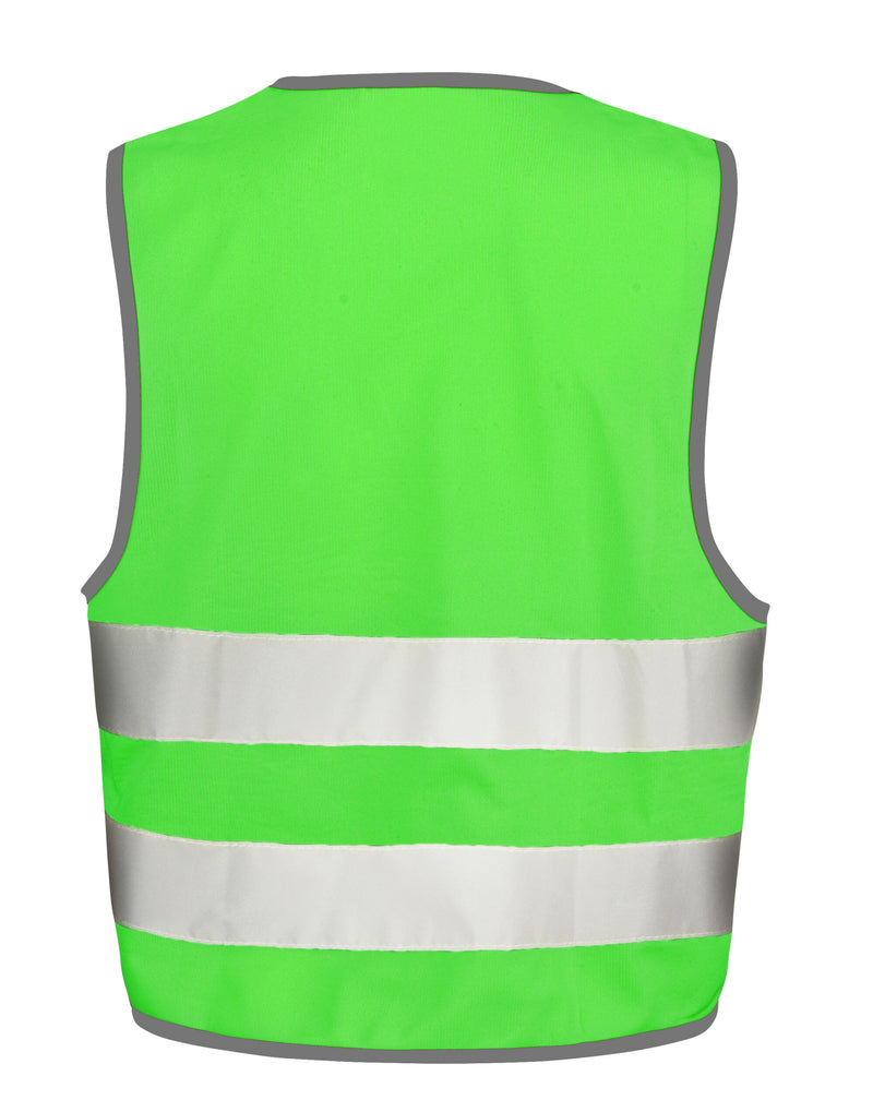 Result Safeguard Junior Enhanced Visibility Vest - Lime