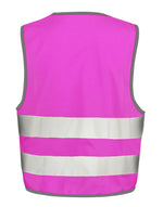 Result Safeguard Junior Enhanced Visibility Vest - Fluorescent Pink