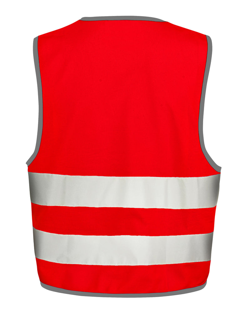 Result Safeguard Junior Enhanced Visibility Vest - Red
