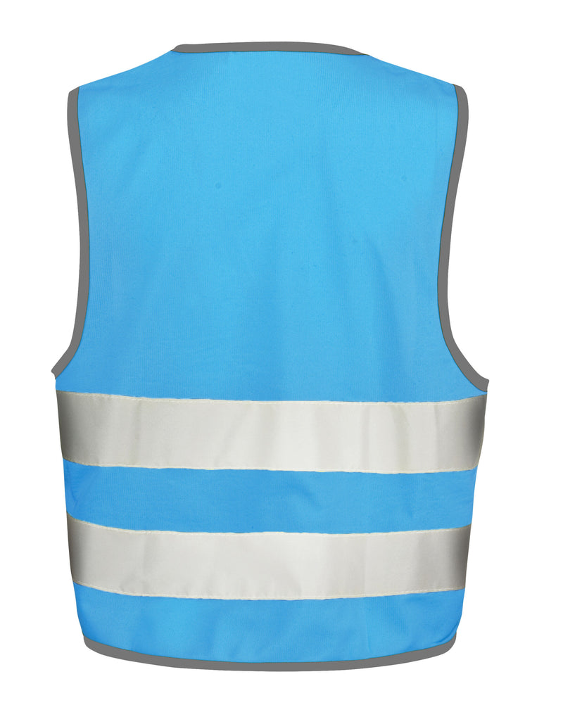 Result Safeguard Junior Enhanced Visibility Vest - Sky Blue