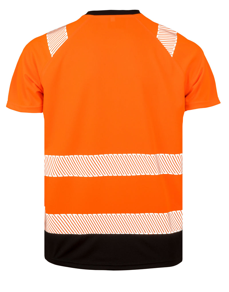 Result Recycled Recycled Safety T-Shirt - Fluoresent Orange