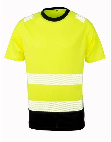 Result Recycled Recycled Safety T-Shirt - Fluoresent Yellow