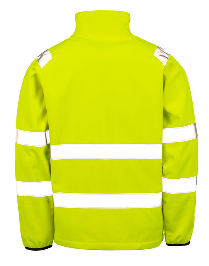 Result Recycled Recycled Printable Safety Softshell - Fluoresent Yellow