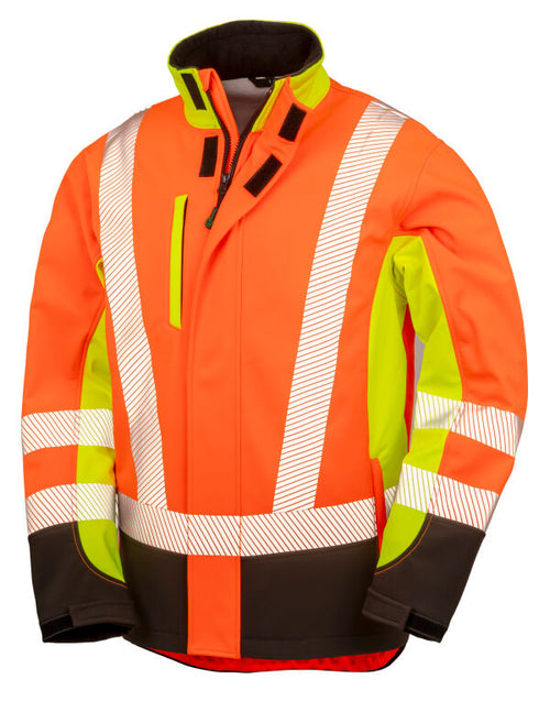 Result Recycled 3-Layer Printable 3-Tone Safety Softshell