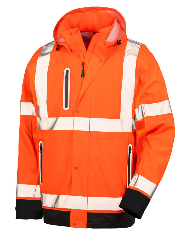 Result Recycled Heavy Duty Prism Pu Safe & Dry Jacket With Recycled Backing