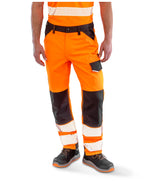 Result Safeguard Recycled Dynamic Stretch Safety Trouser - Fluoresent Orange