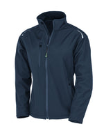 Result Recycled Women'S Recycled 3-Layer Printable Softshell Jacket - Navy
