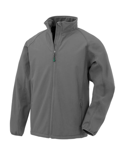 Result Recycled Recycled 2-Layer Printable Junior & Youth Softshell Jacket - Grey