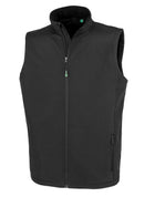 Result Recycled Men'S Recycled 2-Layer Printable Softshell Bodywarmer