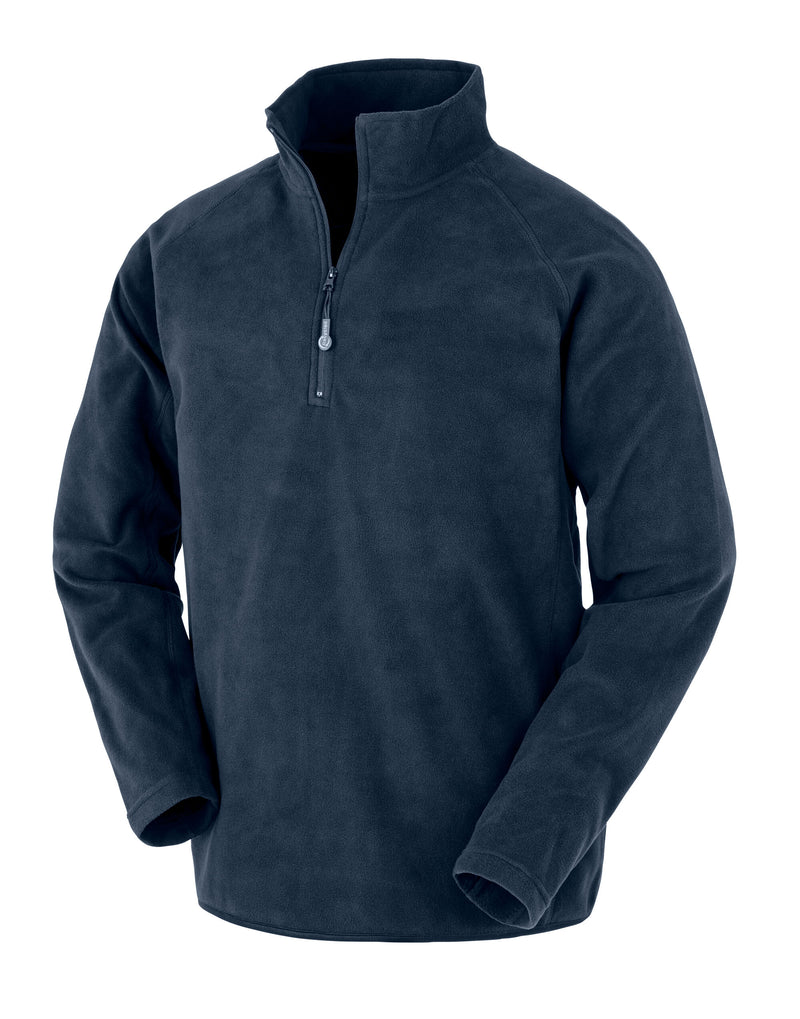 Result Recycled Recycled Unisex Microfleece Top - Navy
