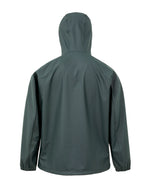 Result Recycled Prism Pu Waterproof Jacket - Black Olive