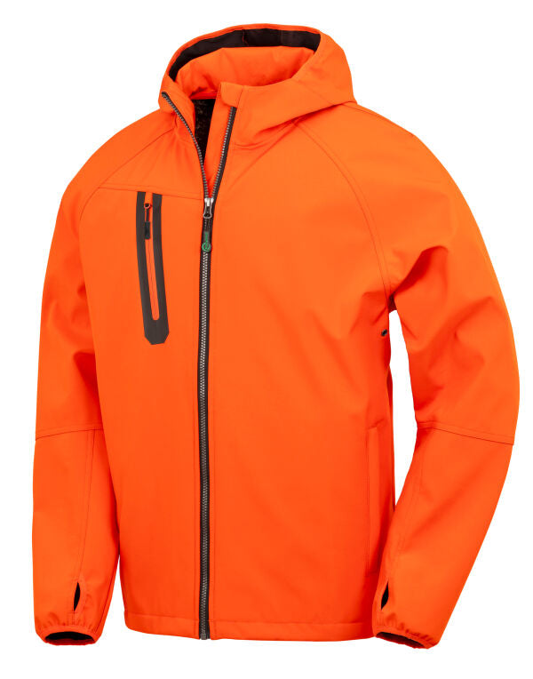 Result Recycled 3-Layer Recycled Printable Casual Hooded Softshell