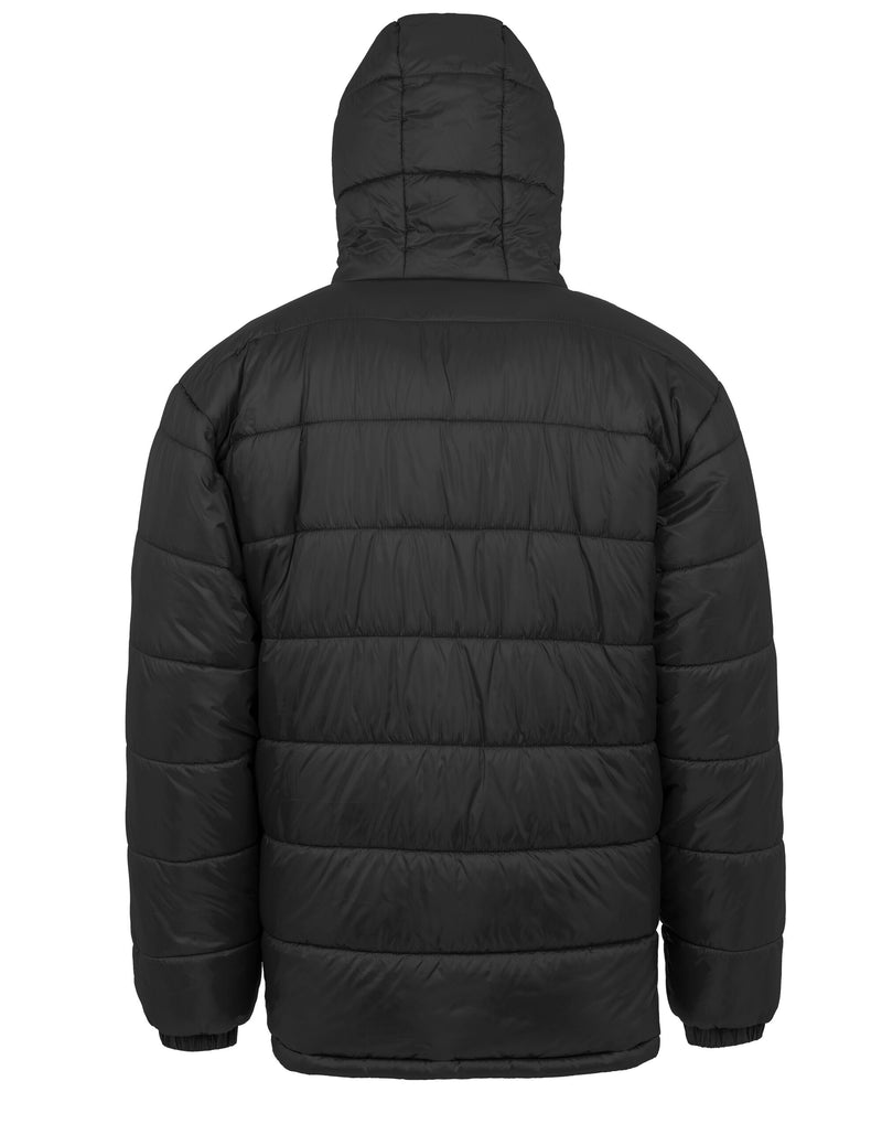 Result Recycled Recycled Hooded Padded Parka - Black