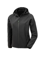 Result Recycled Ladies 3-Layer Recycled Printable Hooded Softshell