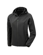 Result Recycled Ladies 3-Layer Recycled Printable Hooded Softshell