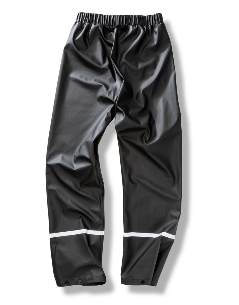 Result Recycled Prism Pu Waterproof Trouser With Reflective Bands And Recycled Backing - Black