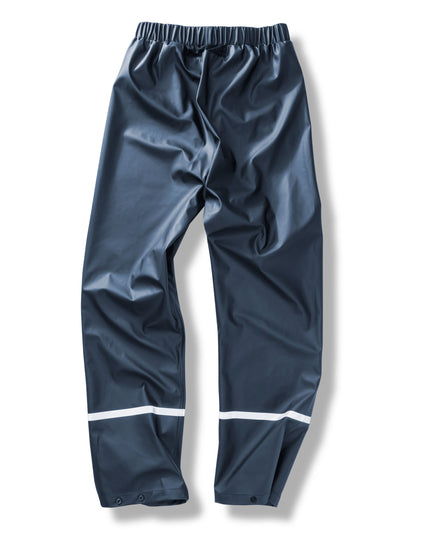 Result Recycled Prism Pu Waterproof Trouser With Reflective Bands And Recycled Backing - Navy
