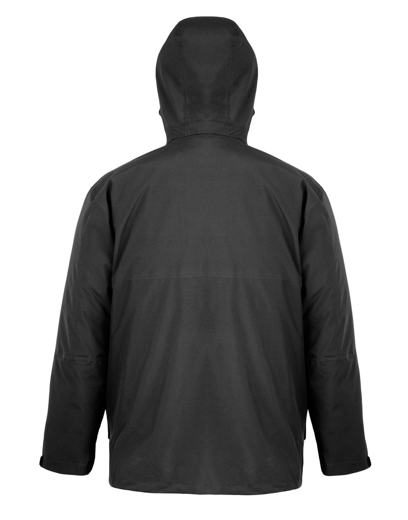 Result Recycled Recycled 3-In-1 Padded Ripstop Jacket - Black