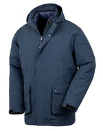 Result Recycled Recycled 3-In-1 Padded Ripstop Jacket - Navy