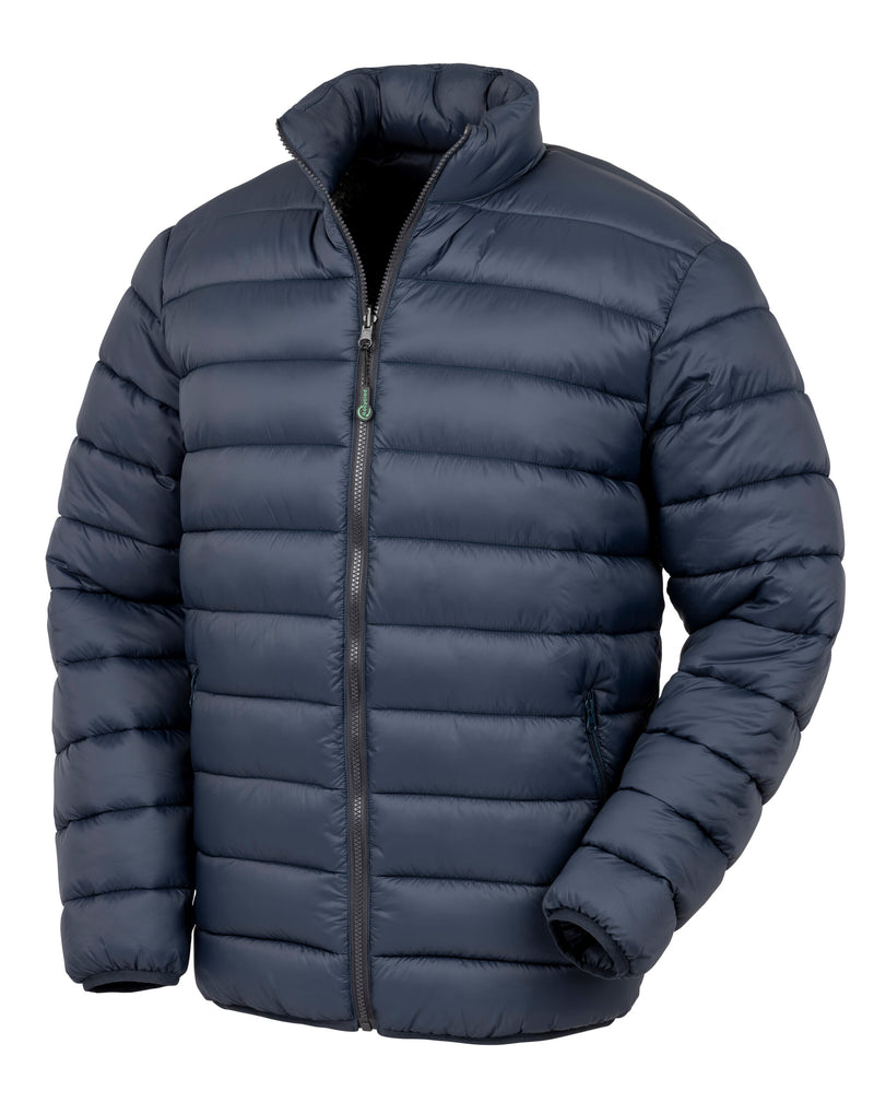 Result Recycled Recycled 3-In-1 Padded Ripstop Jacket - Navy