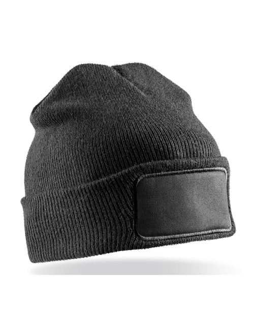 Result Recycled Double Knit Printers Beanie