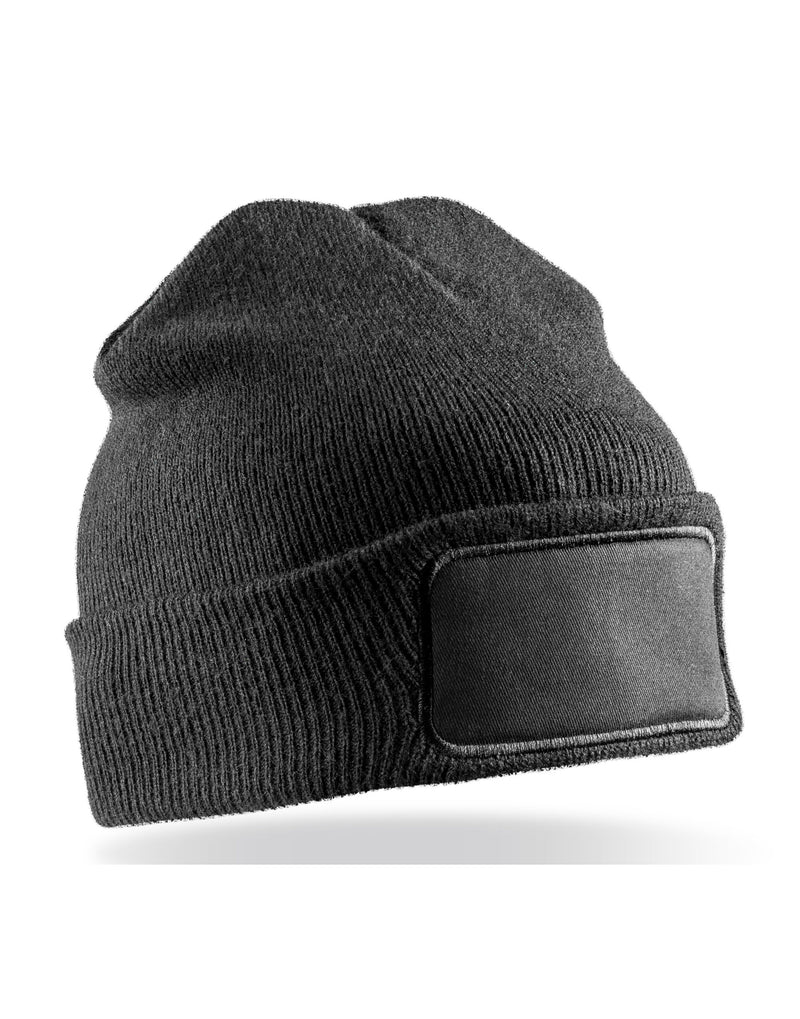 Result Recycled Double Knit Printers Beanie