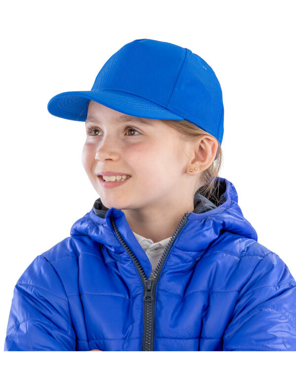 Result Recycled Junior Recycled Printers Cap - Bottle Green