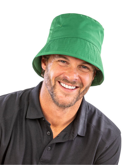 Result Core Recycled Bound Edge Bucket Hat - Black
