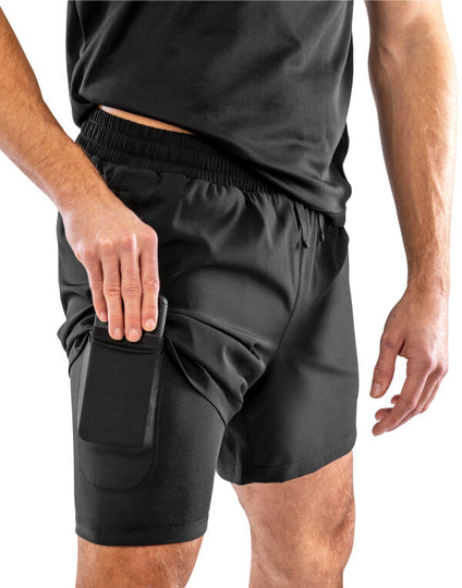 Spiro Recycled Men'S Shorts - Black