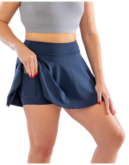 Spiro Ladies Fitness Skort - Black