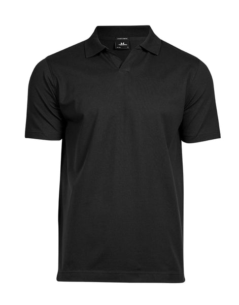 Tee Jays Men&#39;s Luxury Stretch V-Neck Polo