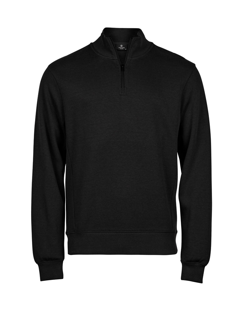 Tee Jays Ribbed Interlock Half Zip