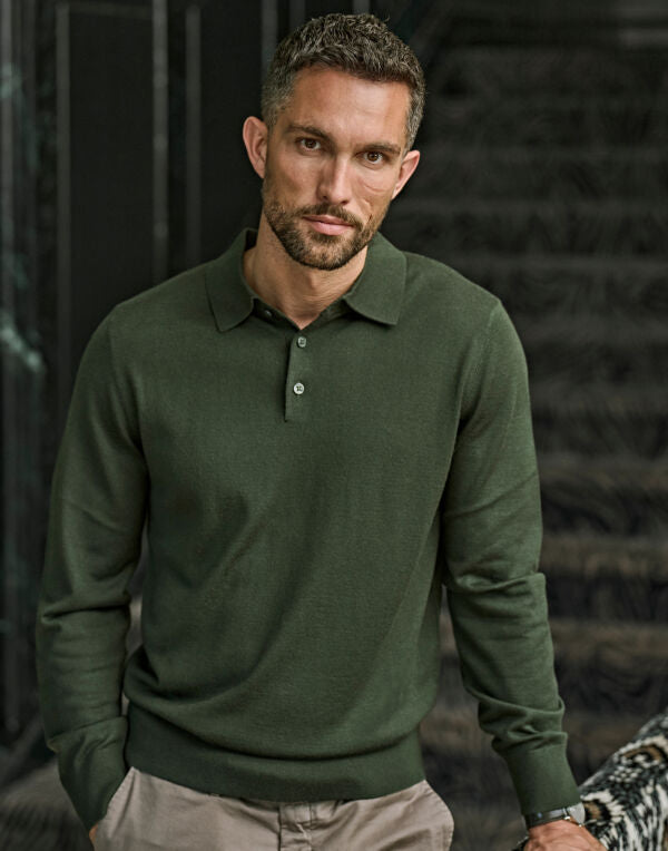Tee Jays Polo Knit - Black